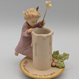 Hallmark Keepsake Let It Shine 2008, Angel with Candle Christmas Ornament